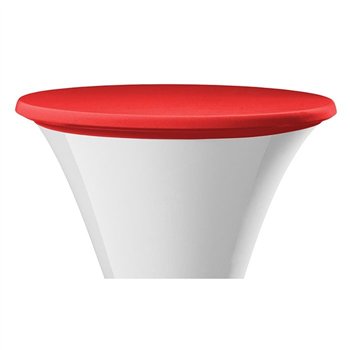 Elastický potah (čepice) SANTO na desku stolu Ø 80-85 cm, červený