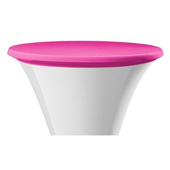 Elastický potah (čepice) SANTO na desku stolu Ø 80-85 cm, růžový
