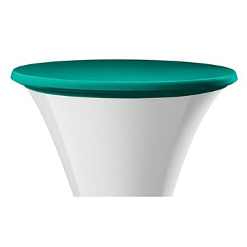 Elastický potah (čepice) SANTO na desku stolu Ø 80-85 cm, zelený