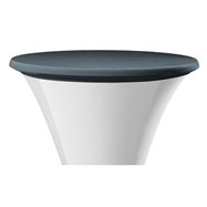 Elastický potah (čepice) SANTO na desku stolu Ø 80-85 cm, antracitový