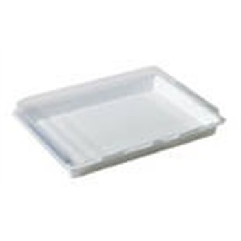 Lunch Box bílá/transparentní 338x250x63 mm, 100 ks