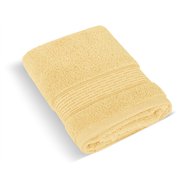 Froté ručník 50x100 cm proužek 450g světle žlutá