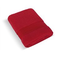 Froté ručník 50x100 cm proužek 450g červená