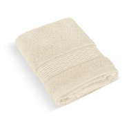 Froté ručník 50x100 cm proužek 450g béžová