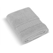 Froté ručník 50x100 cm proužek 450g šedá