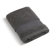 Froté ručník 50x100 cm proužek 450g tmavě šedá