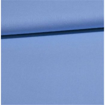 Prodloužené povlečení bavlna UNI 140x220, 70x90 cm Modrá, hotelový uzávěr