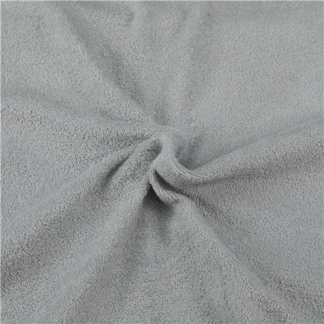 Froté prostěradlo na vysokou matraci šedé, 180x200 cm dvojlůžko