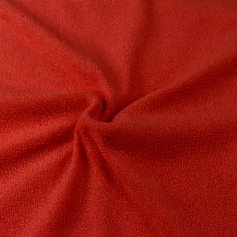 Froté prostěradlo červené, 80x200 cm