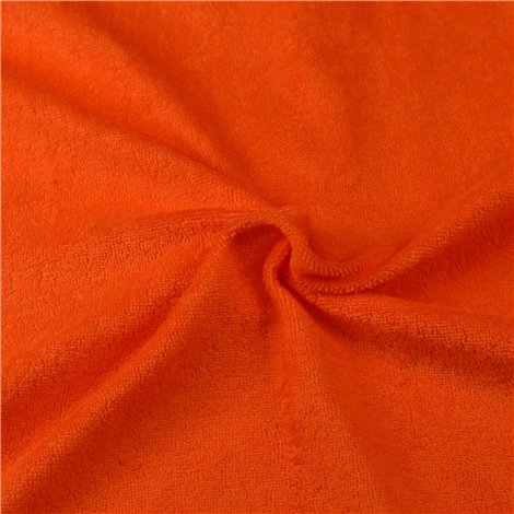 Froté prostěradlo oranžové, 90x200 cm jednolůžko