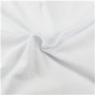 Froté prostěradlo bílé, 100x200 cm