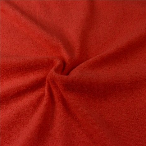 Froté prostěradlo červené, 120x200 cm