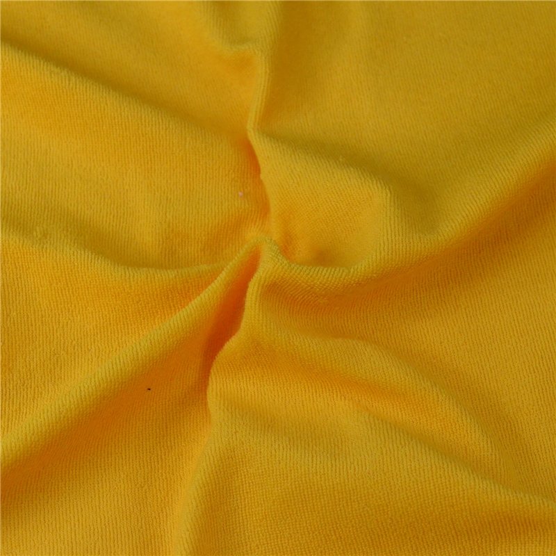 Froté prostěradlo sytě žluté, 140x200 cm