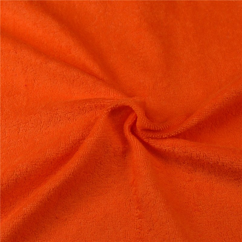 Froté prostěradlo oranžové, 160x200 cm
