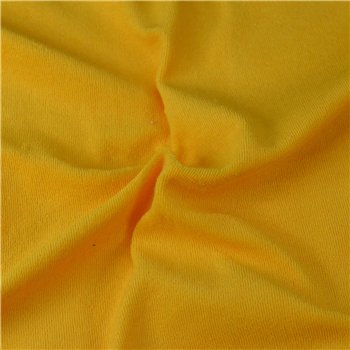 Froté prostěradlo sytě žluté, 220x200 cm