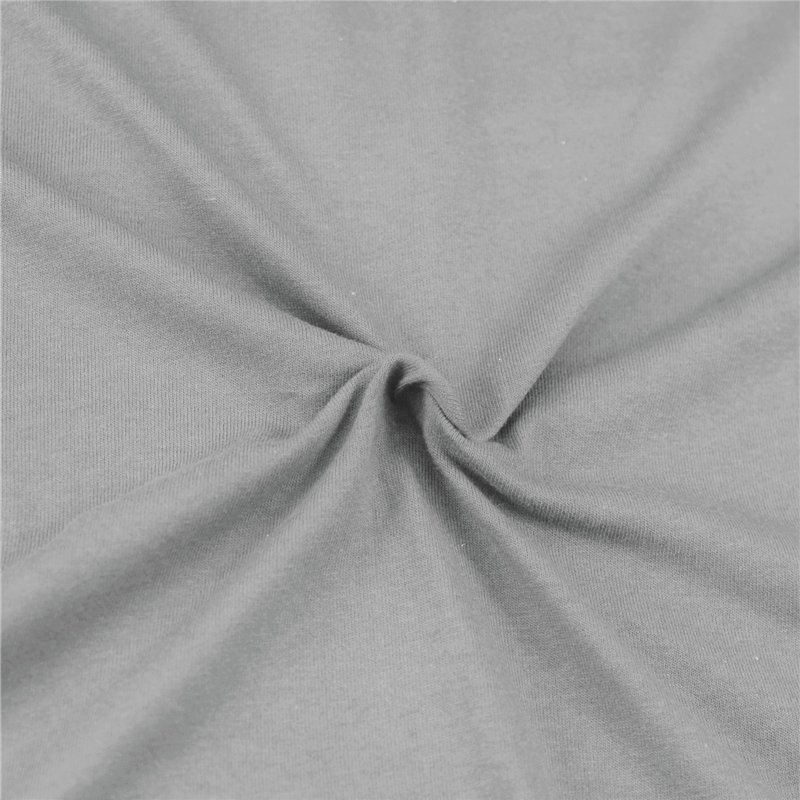 Jersey prostěradlo na vysokou matraci šedé, 180x200 cm dvojlůžko
