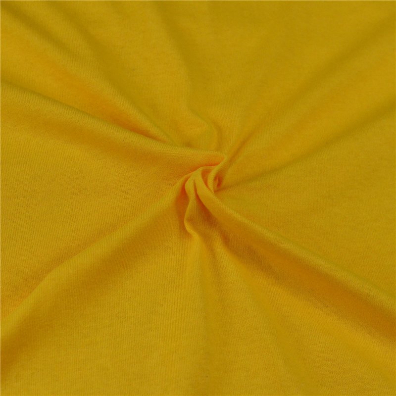 Jersey prostěradlo sytě žluté, 160x200