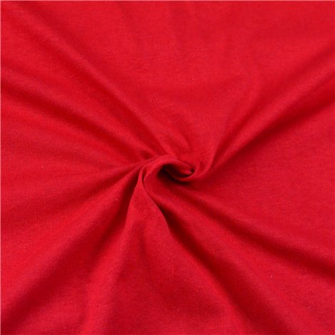 Jersey prostěradlo červené, 180x200 dvojlůžko