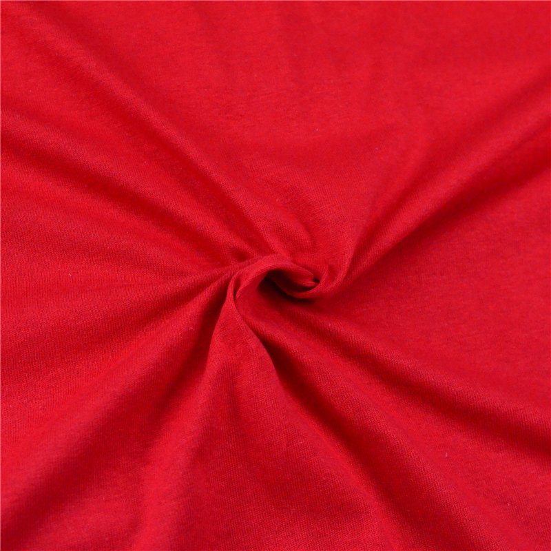 Jersey prostěradlo červené, 220x200