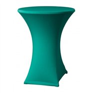 Elastický potah ELAS na kokt. stoly Ø 70cm + čepice ZDARMA, 180g/m², Tmavě zelená