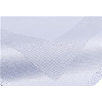 Damaškový ubrus se saténovou úpravou, 130 x 190 cm, 100% bavlna, 210 g/m2, bílý