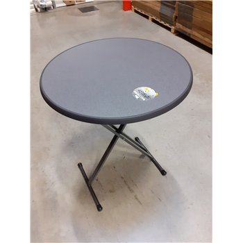 Skládací koktejlový stůl EXPO ROUND s deskou Ø 85 cm