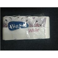 Toaletní papír Big Soft White, 100% celuloza, 2 vrst. - (80 ks/bal)