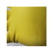 Gumové úklidové rukavice profi KORSARZ - S, žluté