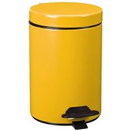 Pedálový odpadkový koš Rossignol Cyjeu 90016, 3 L, žlutá, RAL 1012