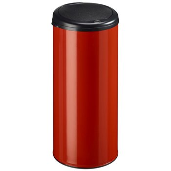 Dotykový odpadkový koš Rossignol Touch 93592, 45 L, lesklý červený RAL 3020