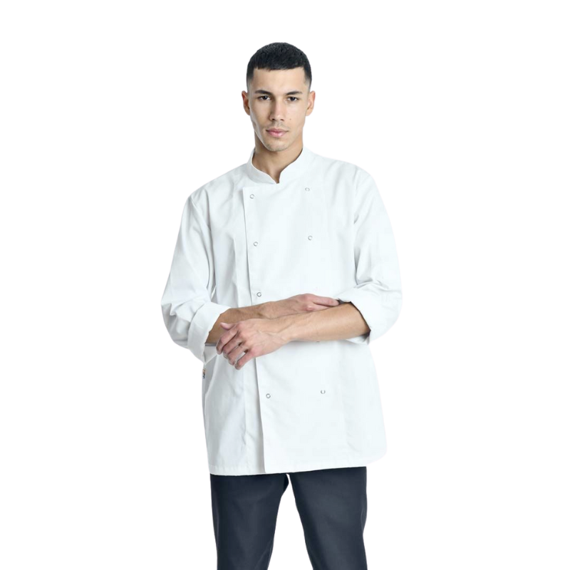 Kuchařský rondon HILTON CARDON, bílý, XL, 210 g/m2