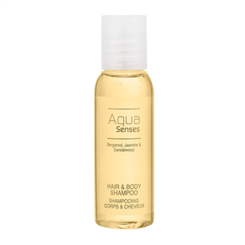 Vlasový a tělový šampon ve flakonu AQUA SENSES, 35 ml
