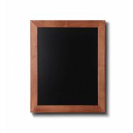 Dřevěná tabule Velikost / formát: 400 x 500 mm, Barva rámu: Světle hnědá 