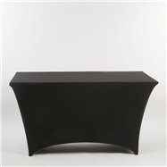 Elastický potah na stůl, 76x183 cm, černý