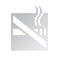 Ikona - Kouření zakázáno, lesk