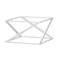Buffetový stojan Skiatos White, 200x200 (v) 120 mm, bílý