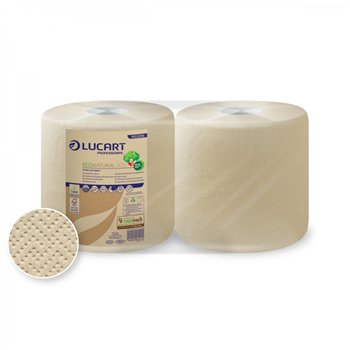 Papírové ručníky v roli Econatural LUCART 800, 2 vrstvy, 200 m, 2 ks