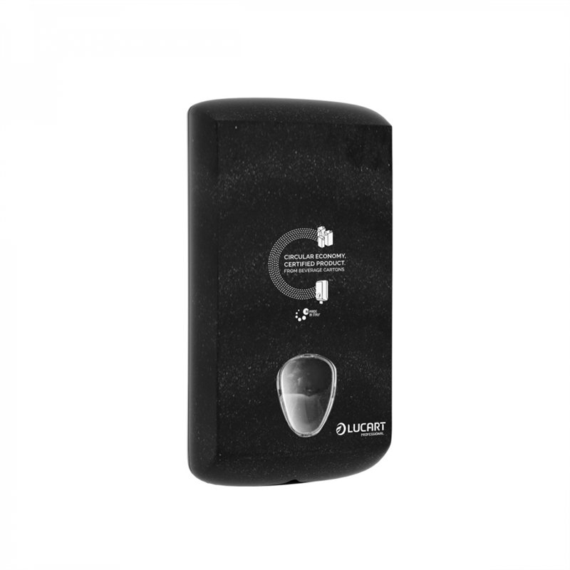 Zásobník na skládaný toaletní papír Econatural LUCART, černý