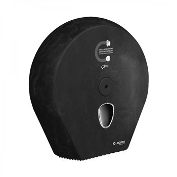 Zásobník na toaletní papír Econatural LUCART Jumbo MAXI, prům. 29 cm, černý