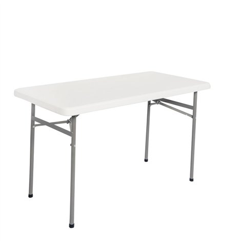 Skládací cateringový stůl HOTELUM, 122 cm, bílý