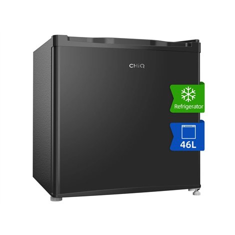 Kompresorový minibar CHIQ CSD46D4D, černo-šedý, 46 l