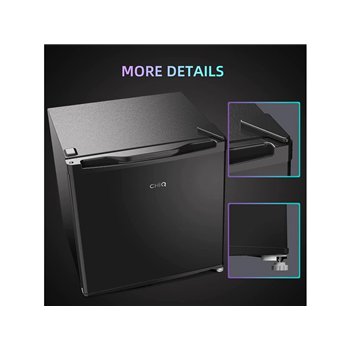 Kompresorový minibar CHIQ CSD46D4D, černo-šedý, 46 l