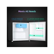 Kompresorový minibar CHIQ CSD46D4D, černo-šedý, 46 l