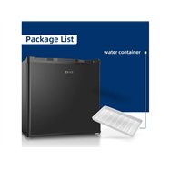 Kompresorový minibar CHIQ CSD46D4D, černo-šedý, 46 l