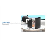 Kompresorový minibar CHIQ CSD46D4D, černo-šedý, 46 l