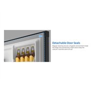 Kompresorový minibar CHIQ CSD46D4D, černo-šedý, 46 l