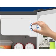 Kompresorový minibar CHIQ CSD46D4D, černo-šedý, 46 l