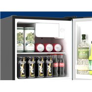 Kompresorový minibar CHIQ CSD46D4D, černo-šedý, 46 l