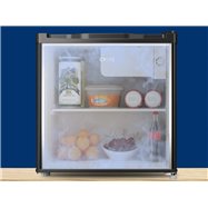 Kompresorový minibar CHIQ CSD46D4D, černo-šedý, 46 l