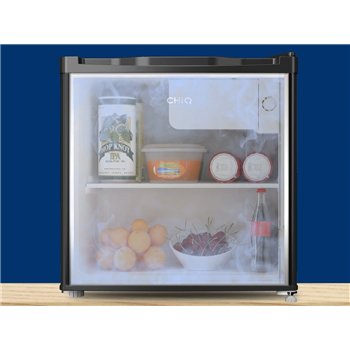 Kompresorový minibar CHIQ CSD46D4D, černo-šedý, 46 l